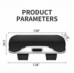 GDQ ABS-material outer shell with soft velvet lining for protection