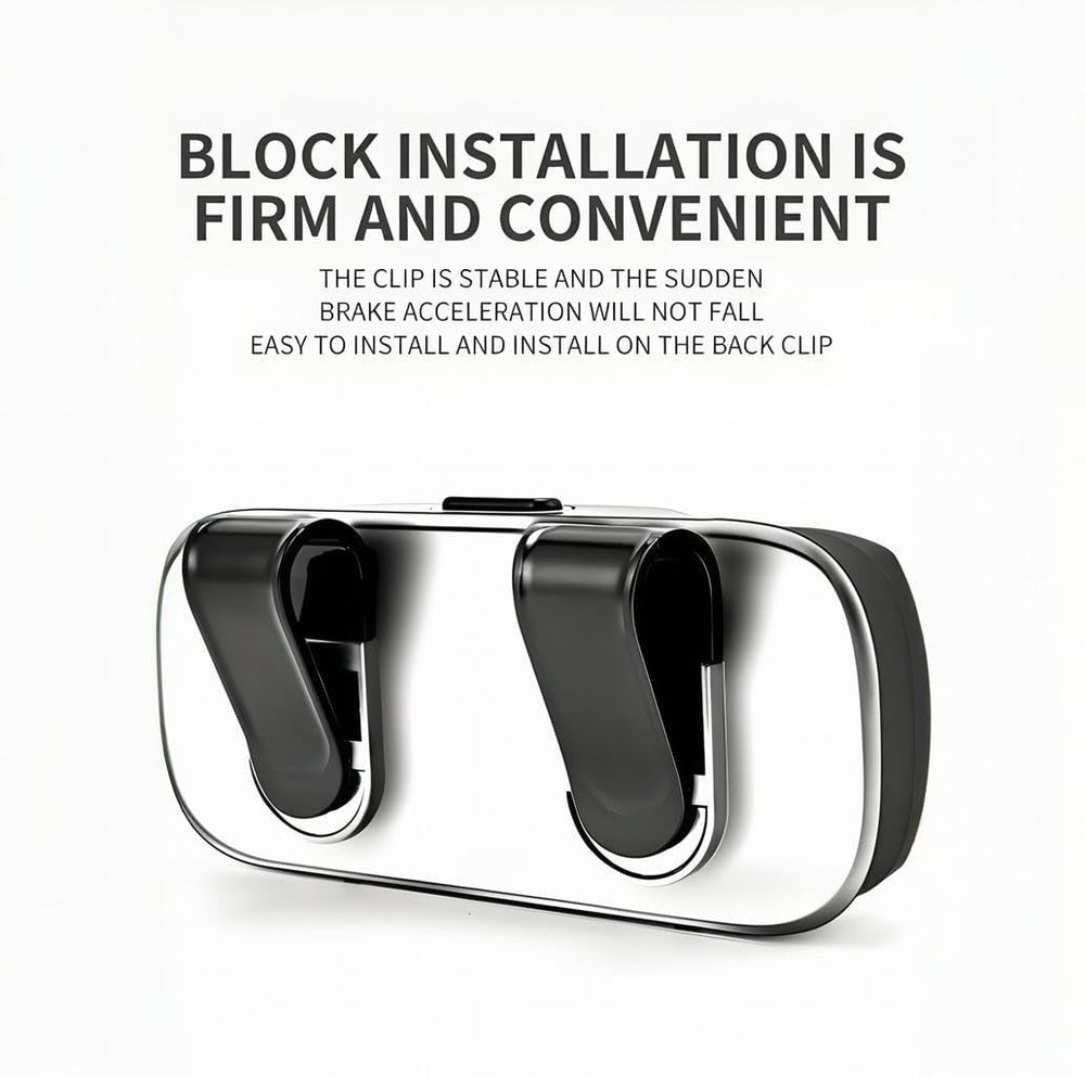 GDQ slim under-visor design blends with car interior