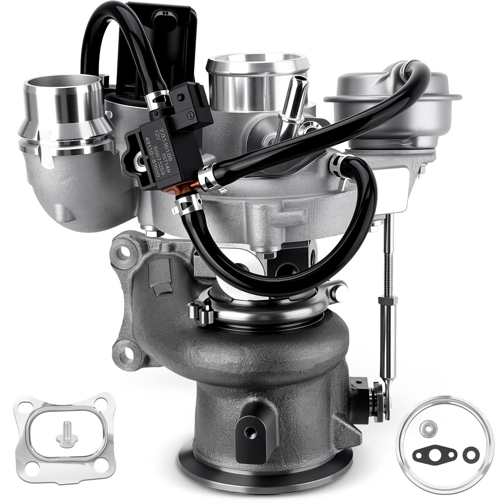 GDUKOP 25207489 turbocharger assembly with actuator improves boost response.