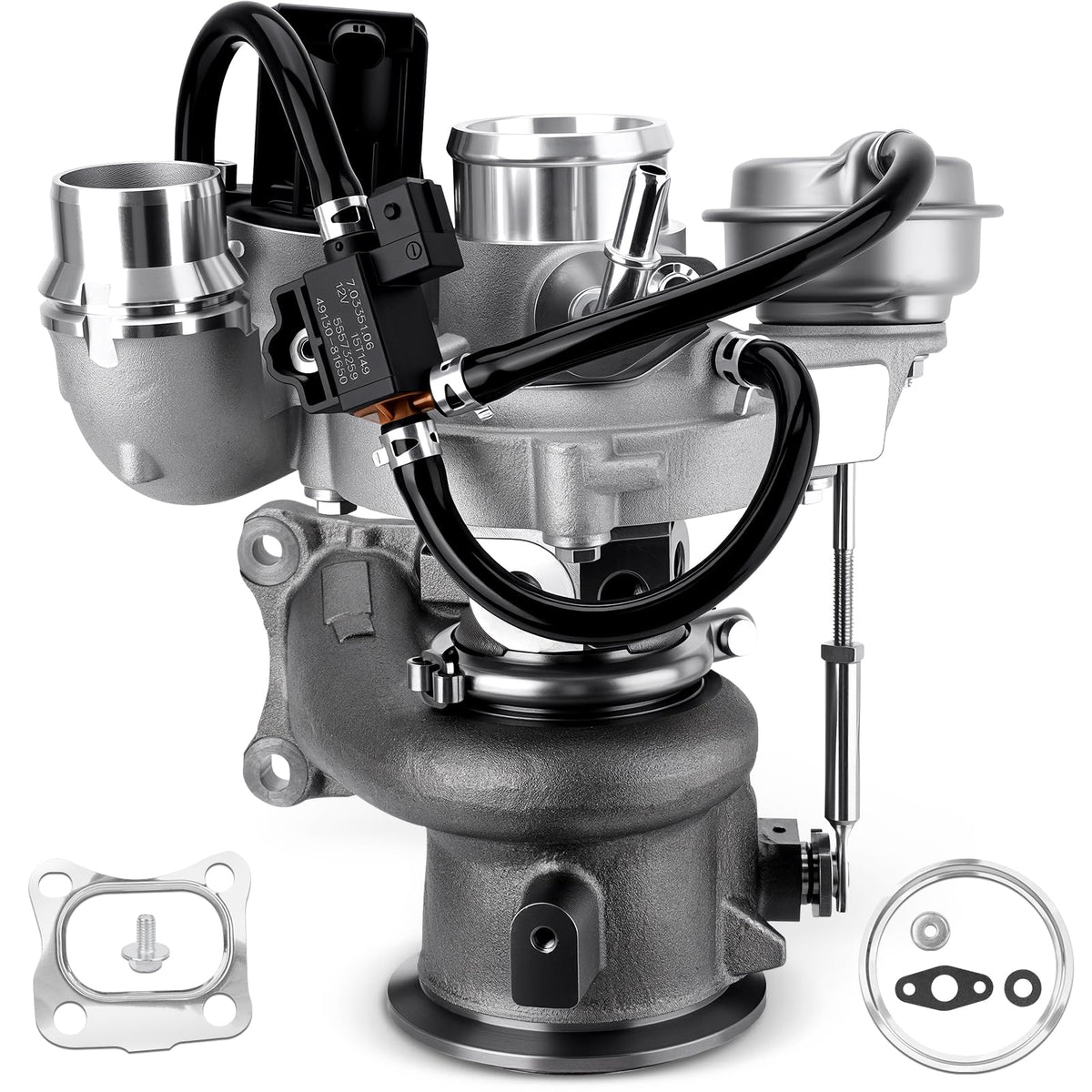 GDUKOP 25207489 turbocharger assembly with actuator improves boost response.