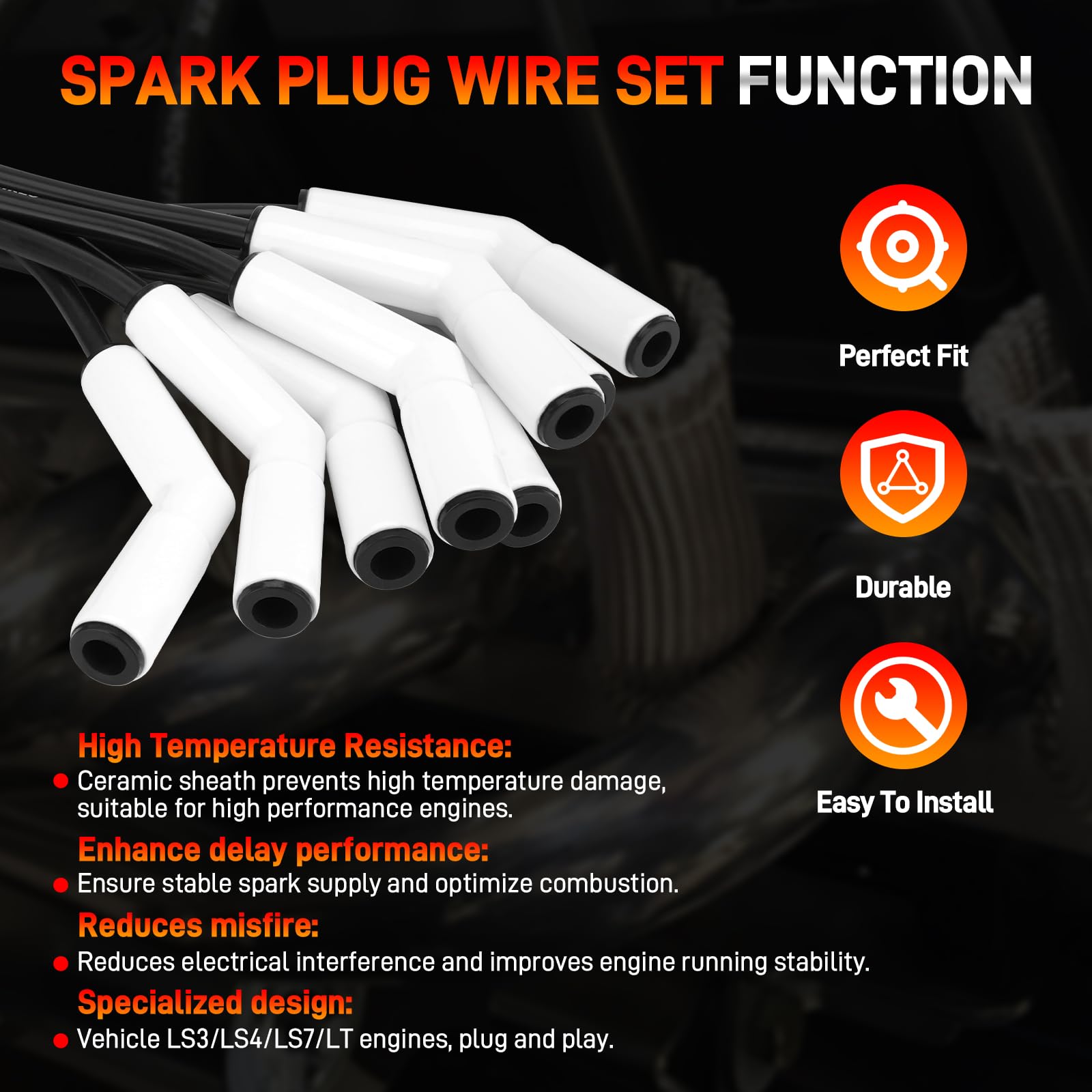 GDUKOP ceramic boot design withstands high temperatures for consistent performance