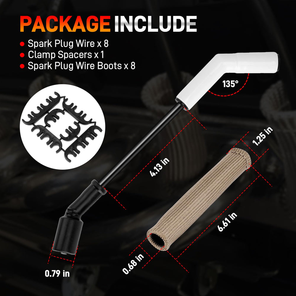 GDUKOP eight-wire set provides complete replacement with proper length and fit
