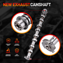 GDUKOP camshaft with heat-treated coating withstands high-temperature engine use.