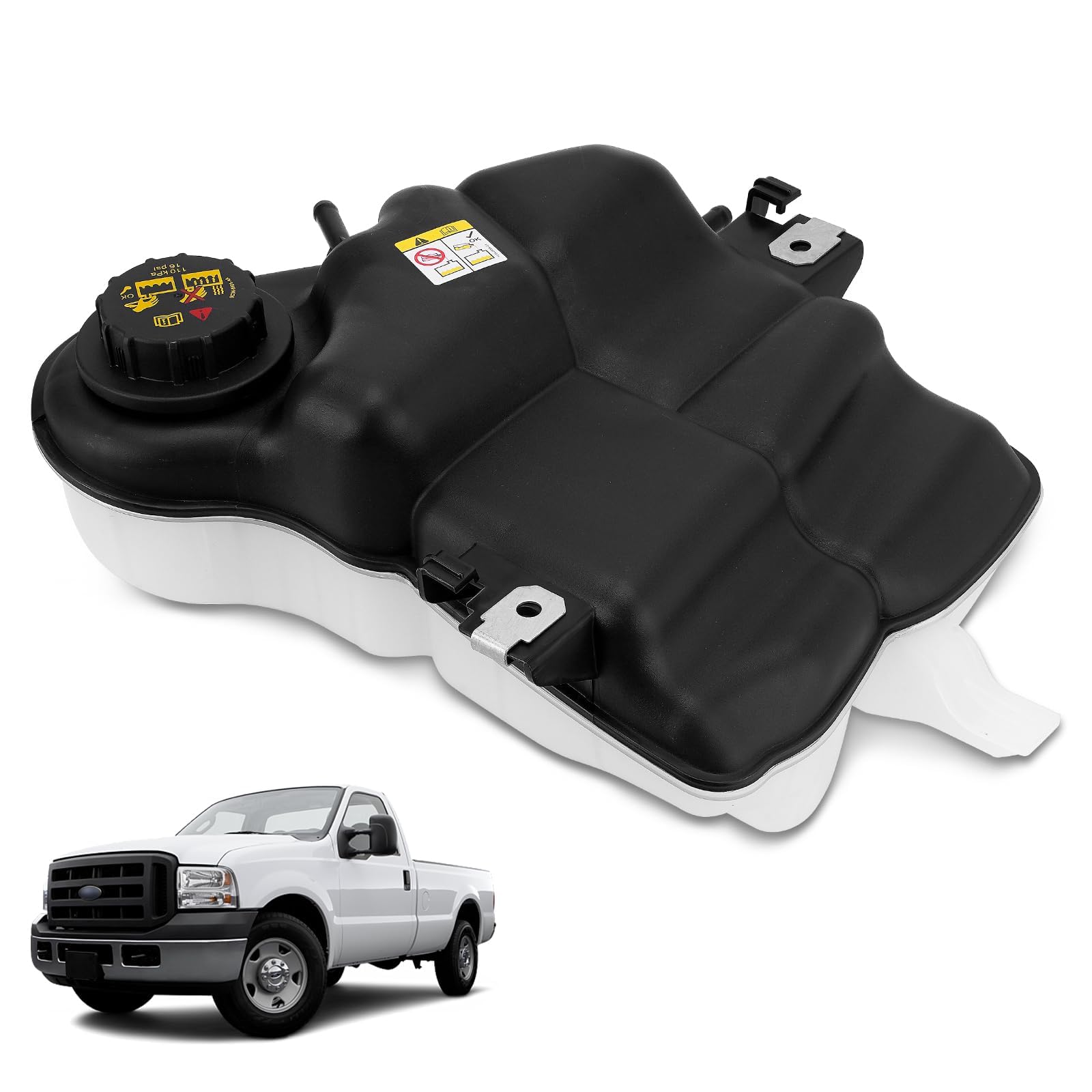 GDUKOP coolant reservoir with cap for Ford; reliable upgrade for cooling system