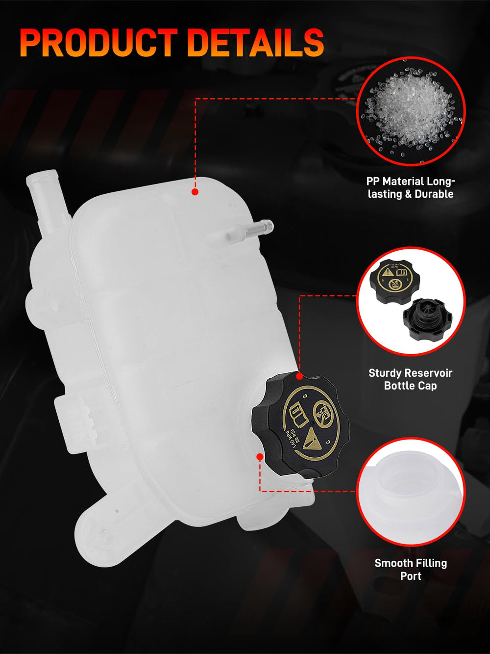 GDUKOP heat-resistant plastic construction withstands engine heat