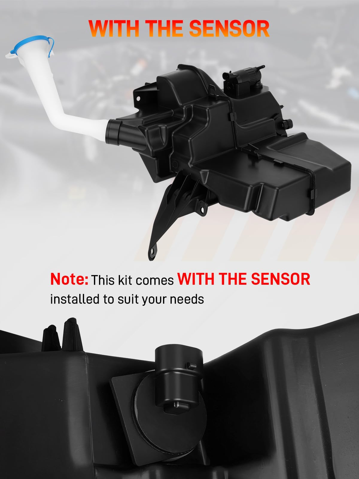 GDUKOP heat-resistant plastic construction resists engine heat