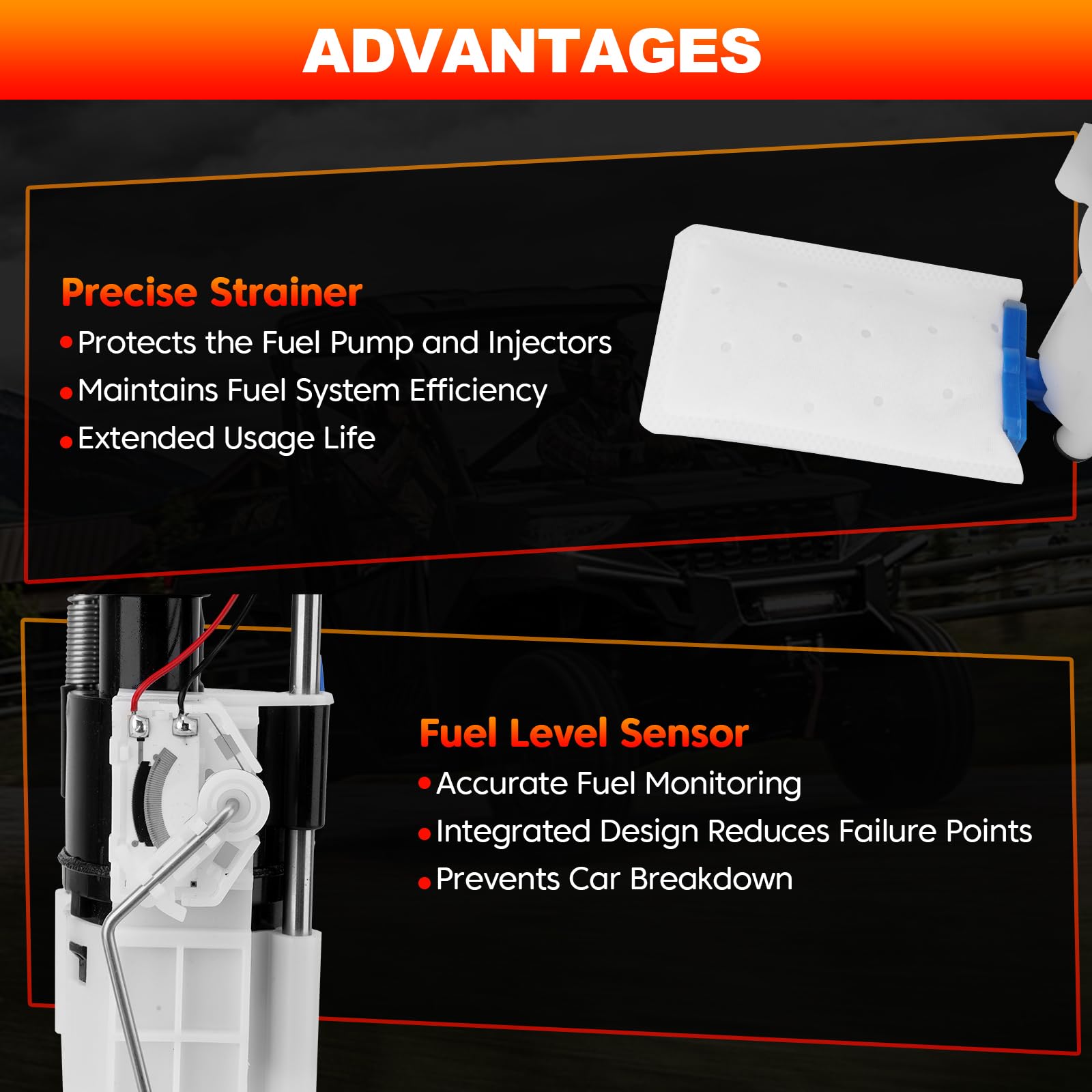 GDUKOP O-Sealing Ring included for a secure, leak-free fit