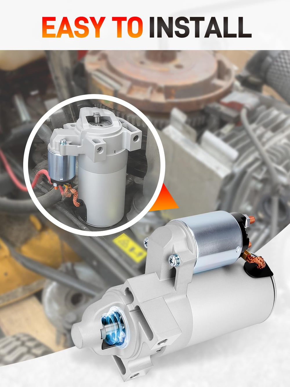 GDUKOP installation-friendly starter reduces downtime during replacement