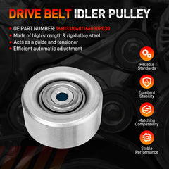 GDUKOP tensioner and idler in 4Runner engine bay, demonstrates correct belt routing.