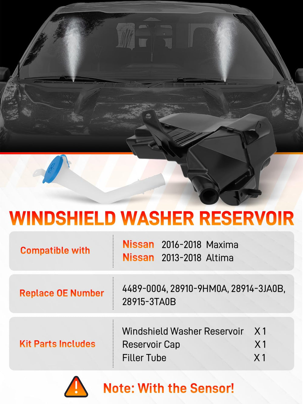 GDUKOP reservoir fits Nissan Maxima and Altima for reliable installation