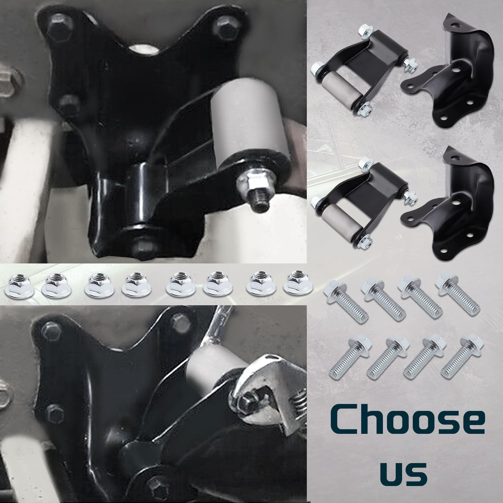 Gdydi kit contents include two shackle parts for easy installation