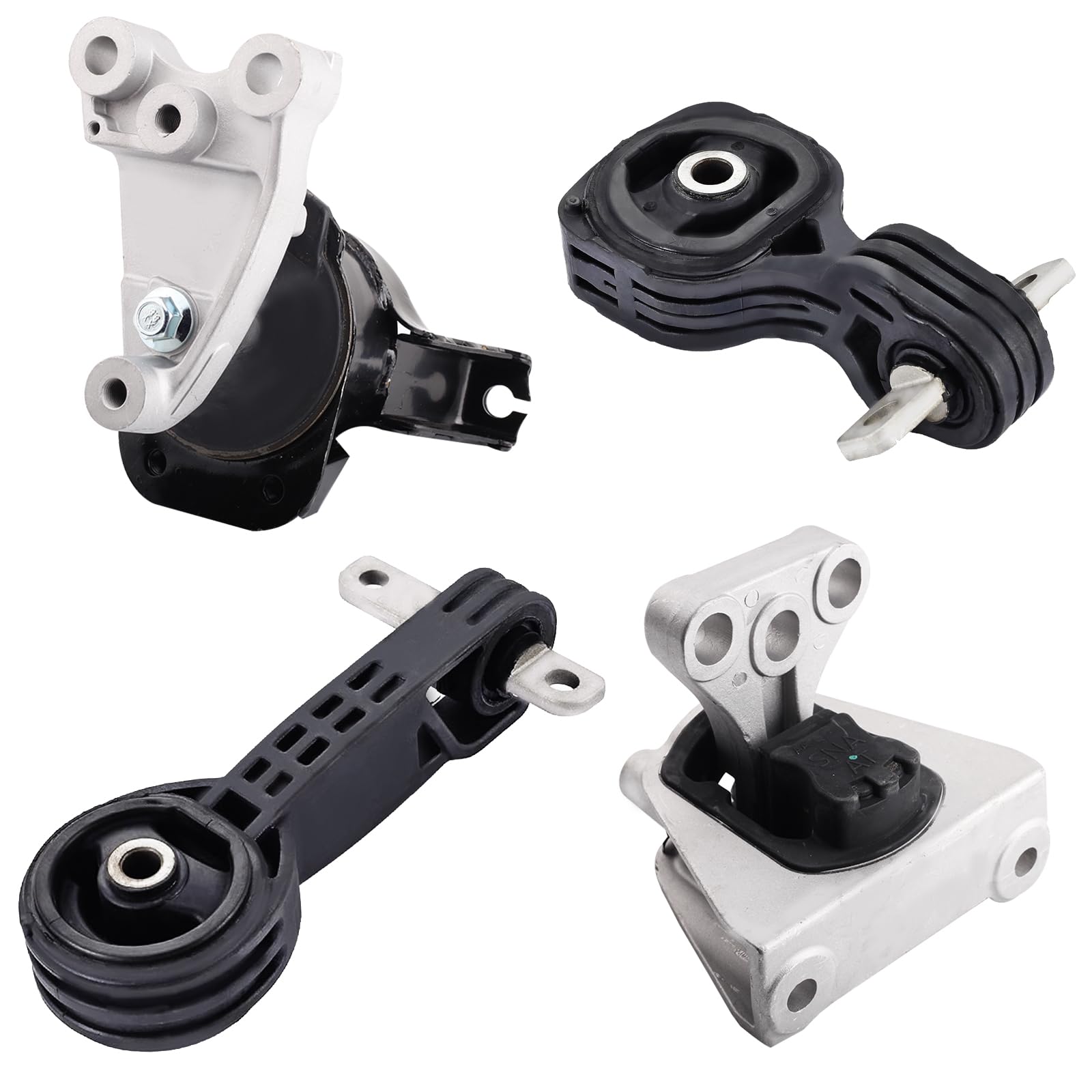 Gdydi engine motor and trans mount set, front view, enhancing Civic durability.