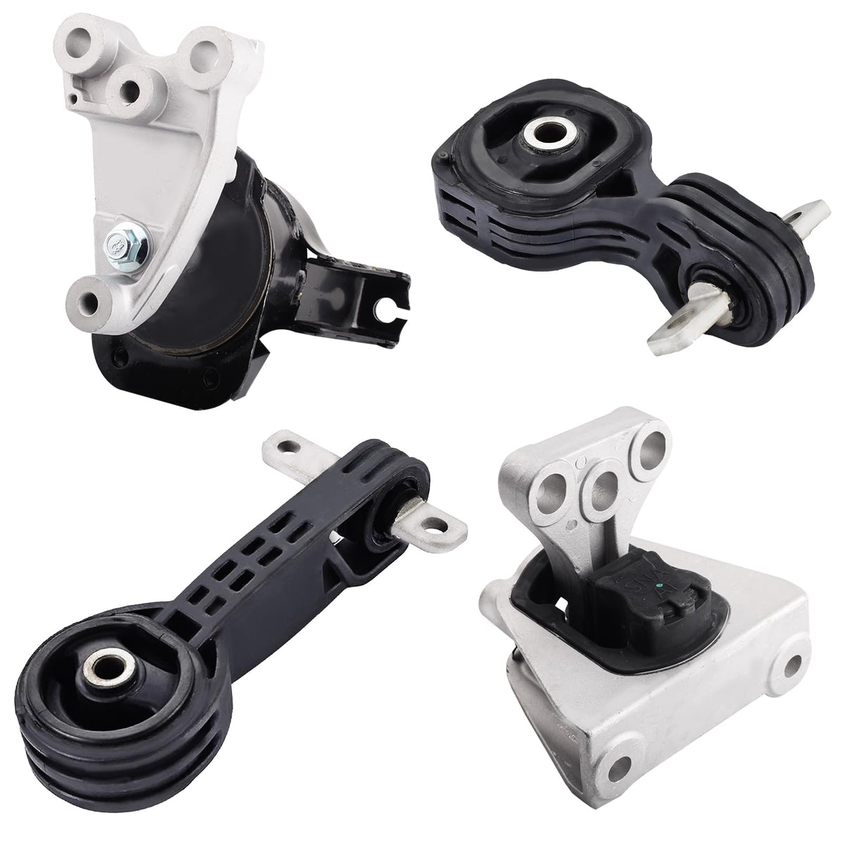 Gdydi engine motor and trans mount set, front view, enhancing Civic durability.