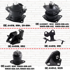 Gdydi 6-piece kit packaging image shows complete engine and transmission mounts.