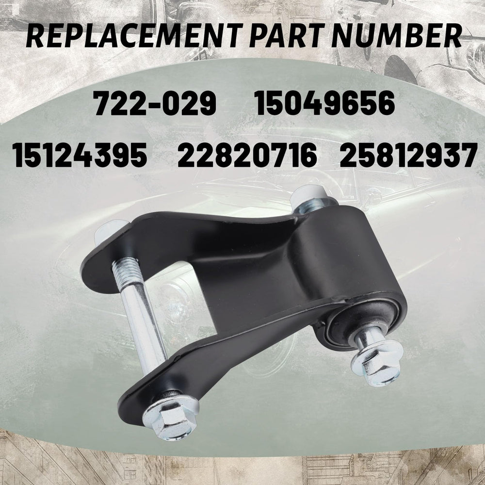 Gdydi rear leaf spring shackle kit bolts included for easy replacement.