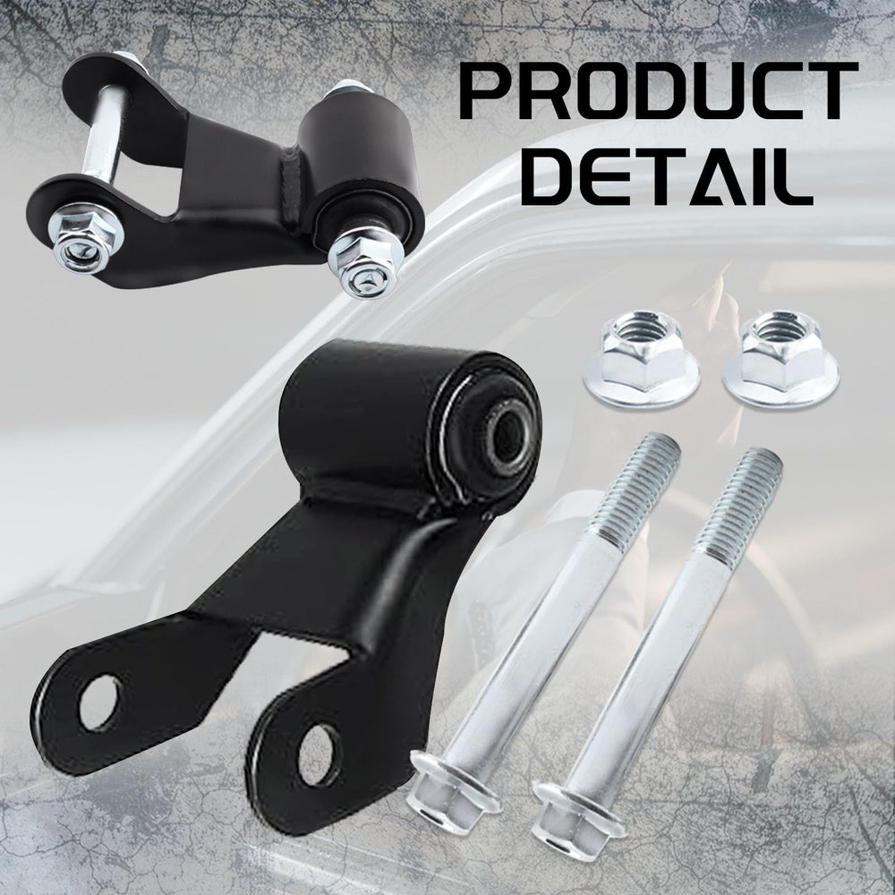 Gdydi rear leaf spring shackle kit installation guide showing simple fit on compatible trucks