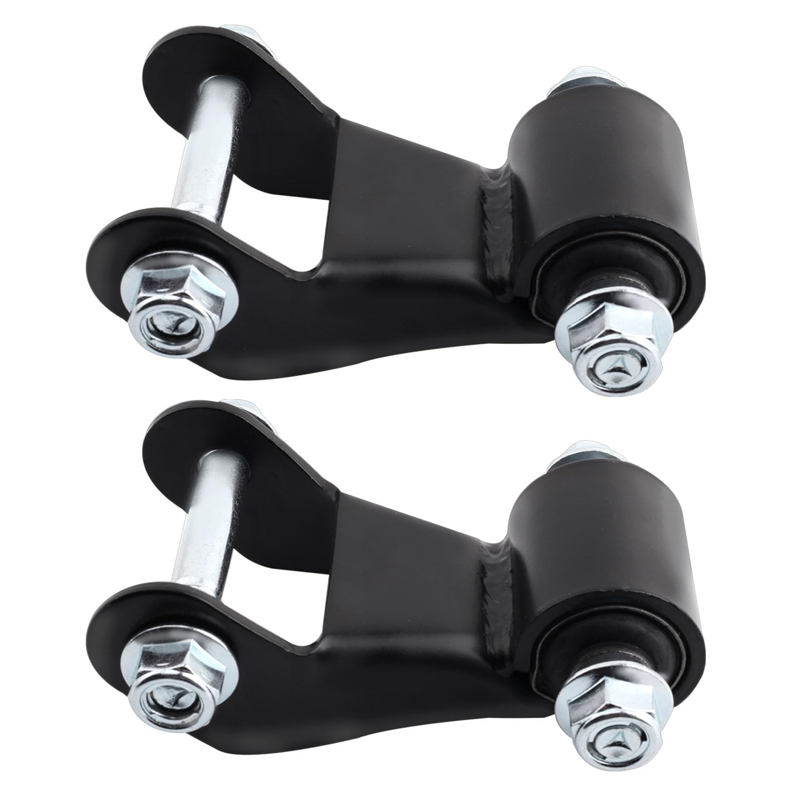 Gdydi rear leaf spring shackle kit packaging view with two sturdy components ready to install