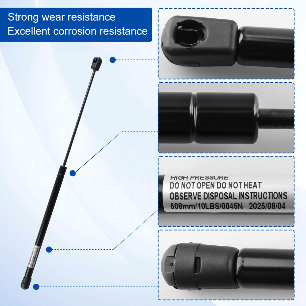 GEAIN camper door gas strut offers controlled closing with gentle resistance