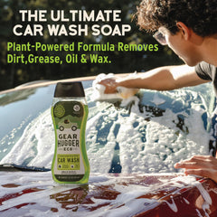 Gear Hugger Car Wash Soap lathering action on vehicle surface