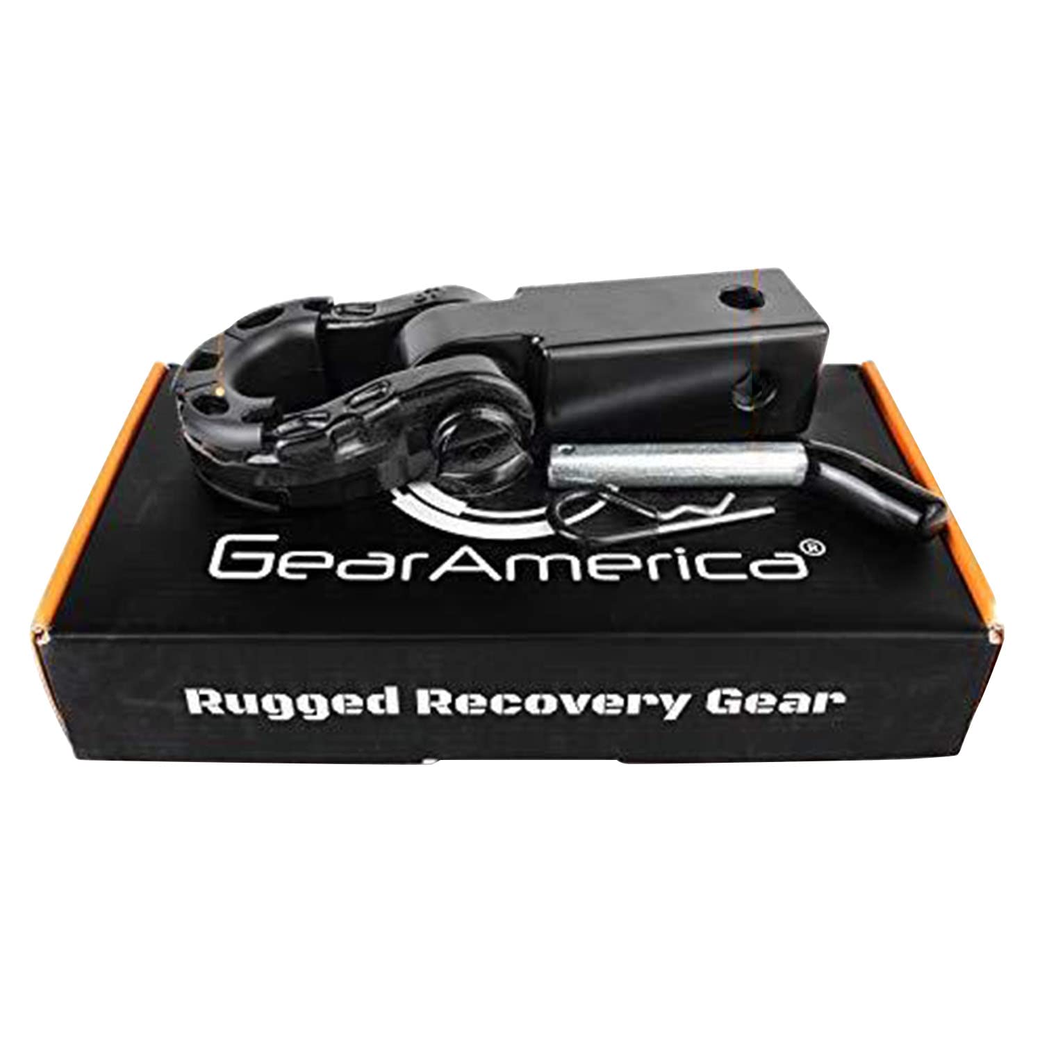 GearAmerica 2x2 hitch installation showing horizontal and vertical mounting options.