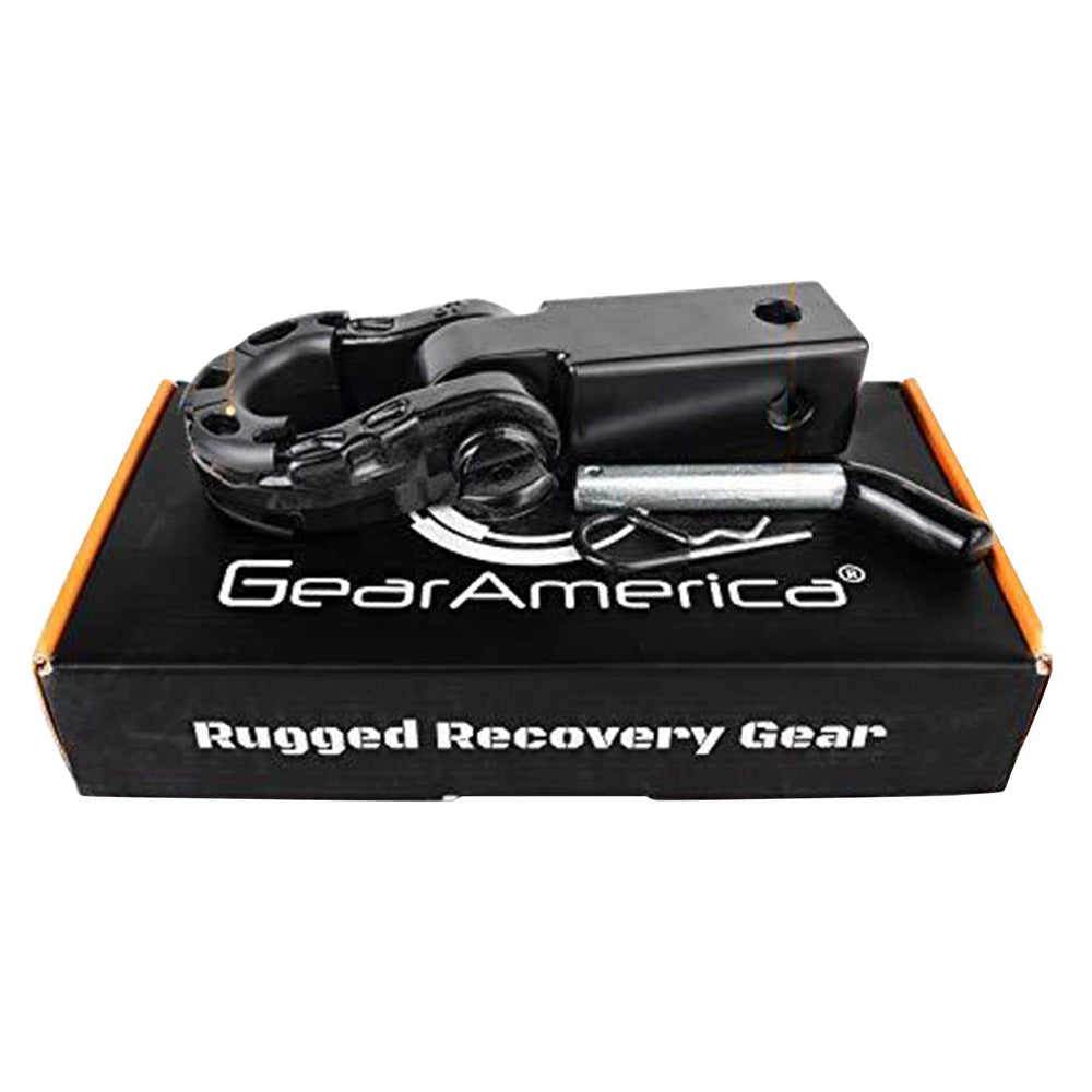 GearAmerica 2x2 hitch installation showing horizontal and vertical mounting options.