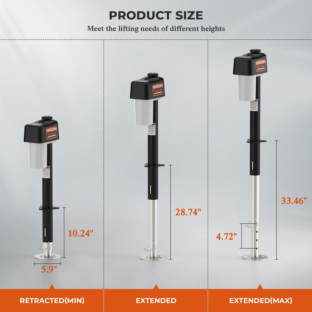 GEARCESS built-in bubble level helps precise trailer positioning quickly.