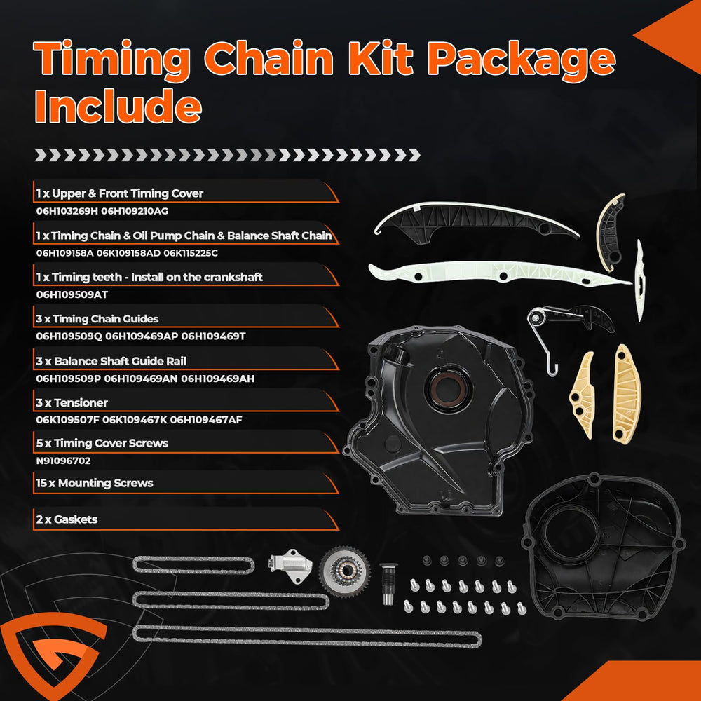 GEARCESS EA888 timing chain supports consistent valve timing