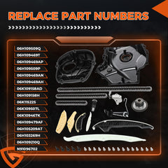 GEARCESS EA888 timing teeth ensure precise cam-crank engagement