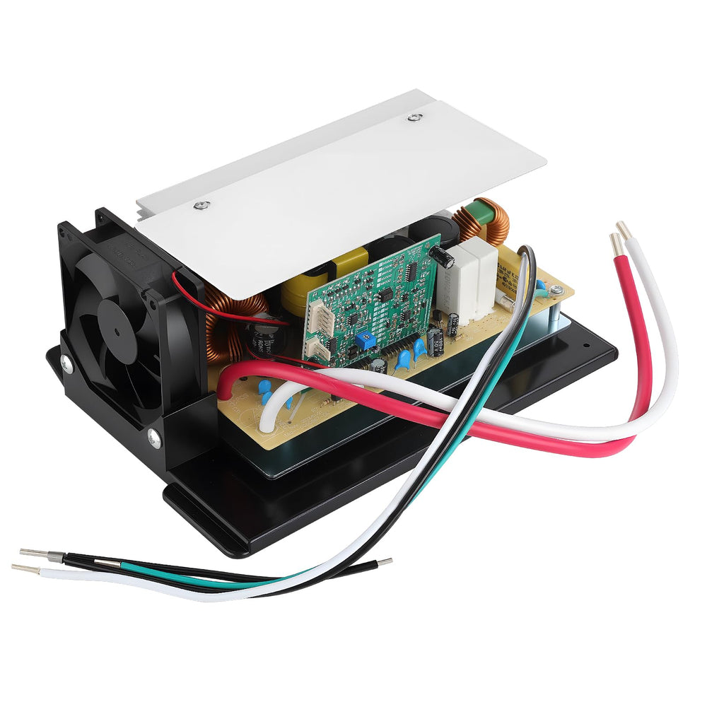 GEARCESS WF-8955-AD-MBA front view shows compact RV power converter ready for installation