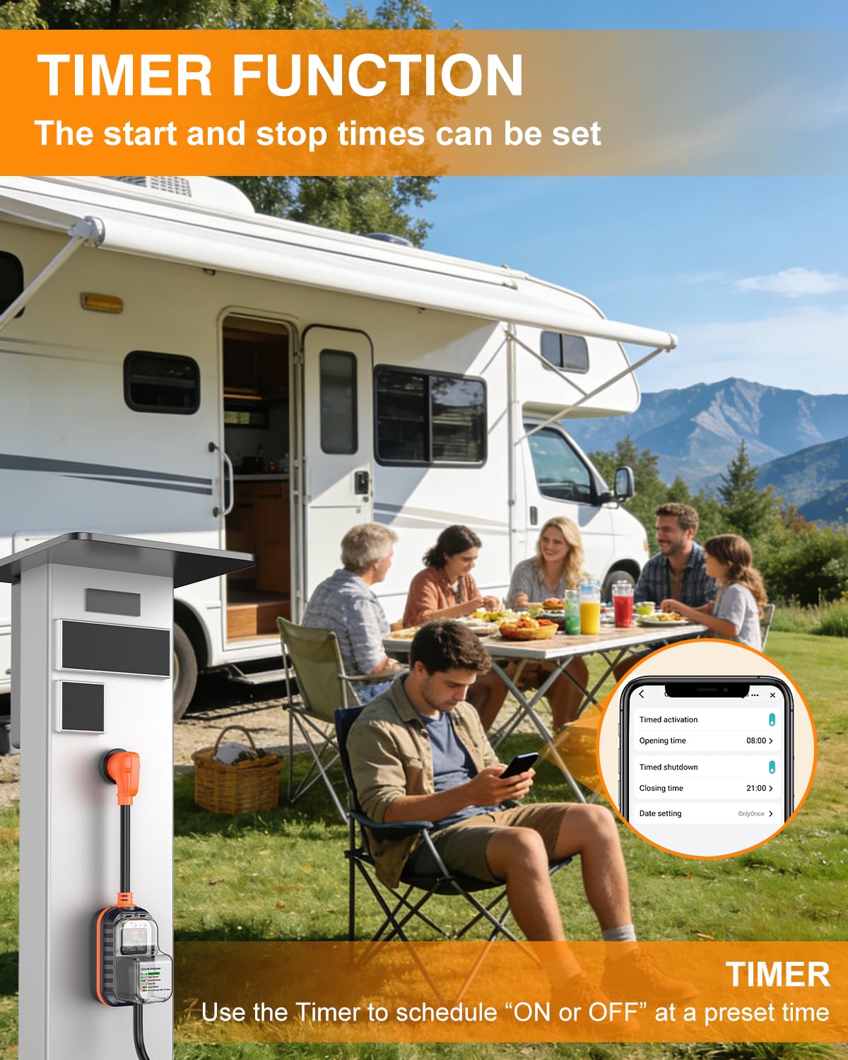 GEARGO IP68 weatherproof enclosure resists rain, snow, and dust for outdoor use