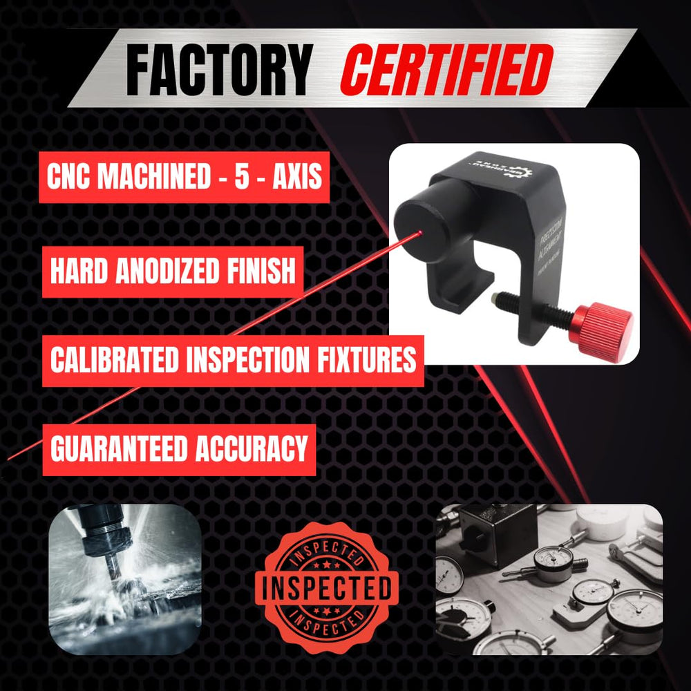 Gearhead Zone Factory-certified accuracy within 1 mm over 1 meter.