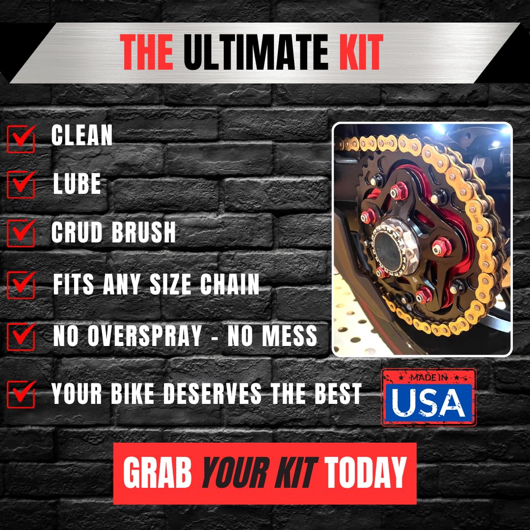 Gearhead Zone Moto Chain-Mate kit ready for quick chain service sessions