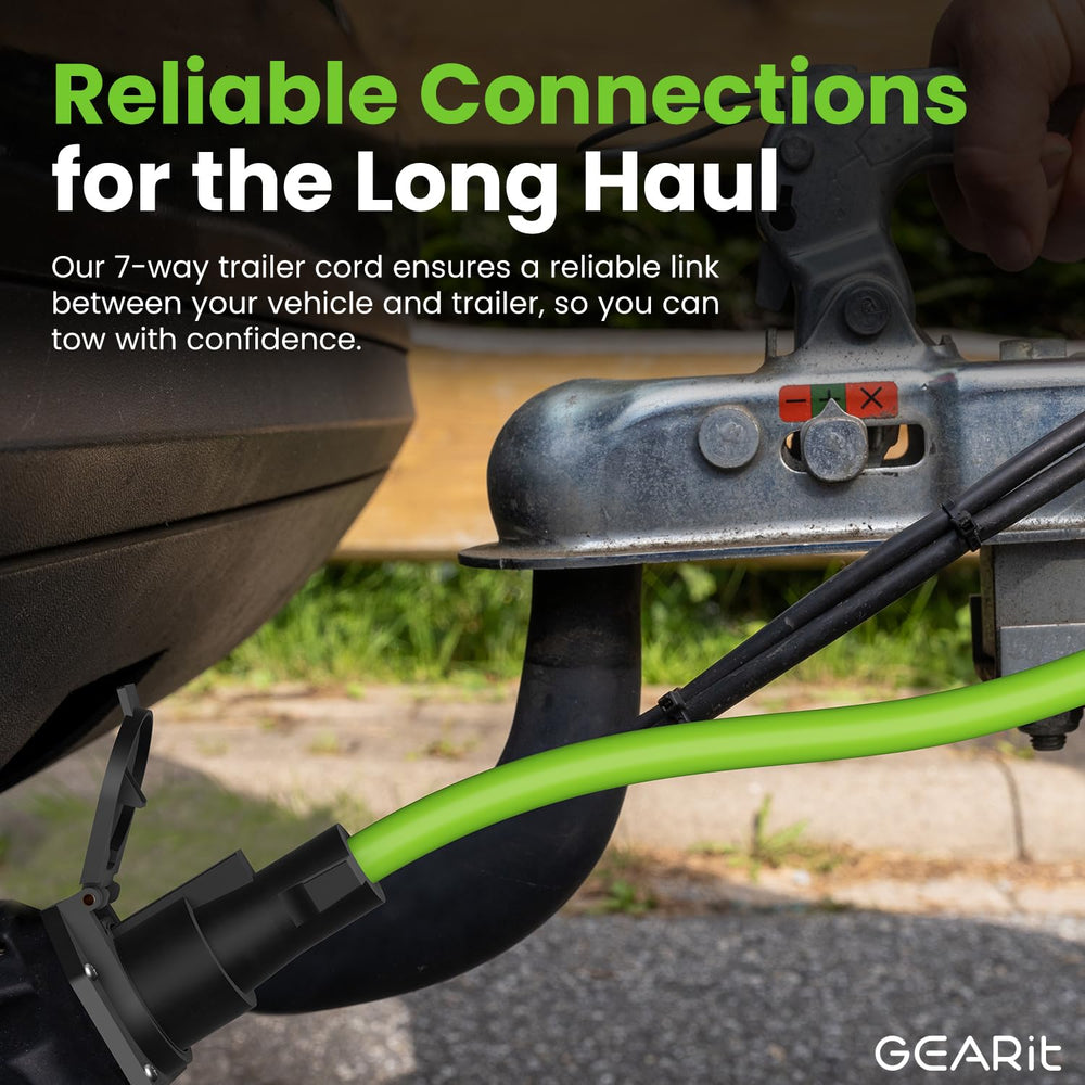 GEARit gooseneck trailer setup with 7-way extension