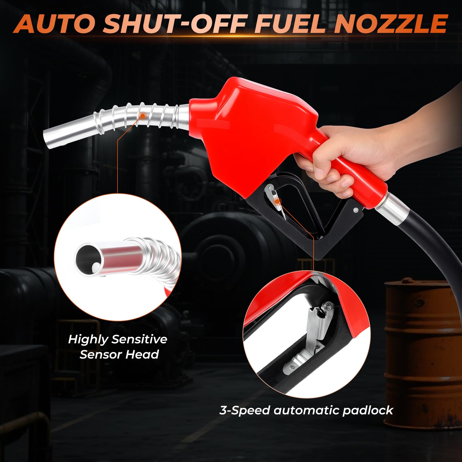 GEARLASSO built in filter protects fuel quality