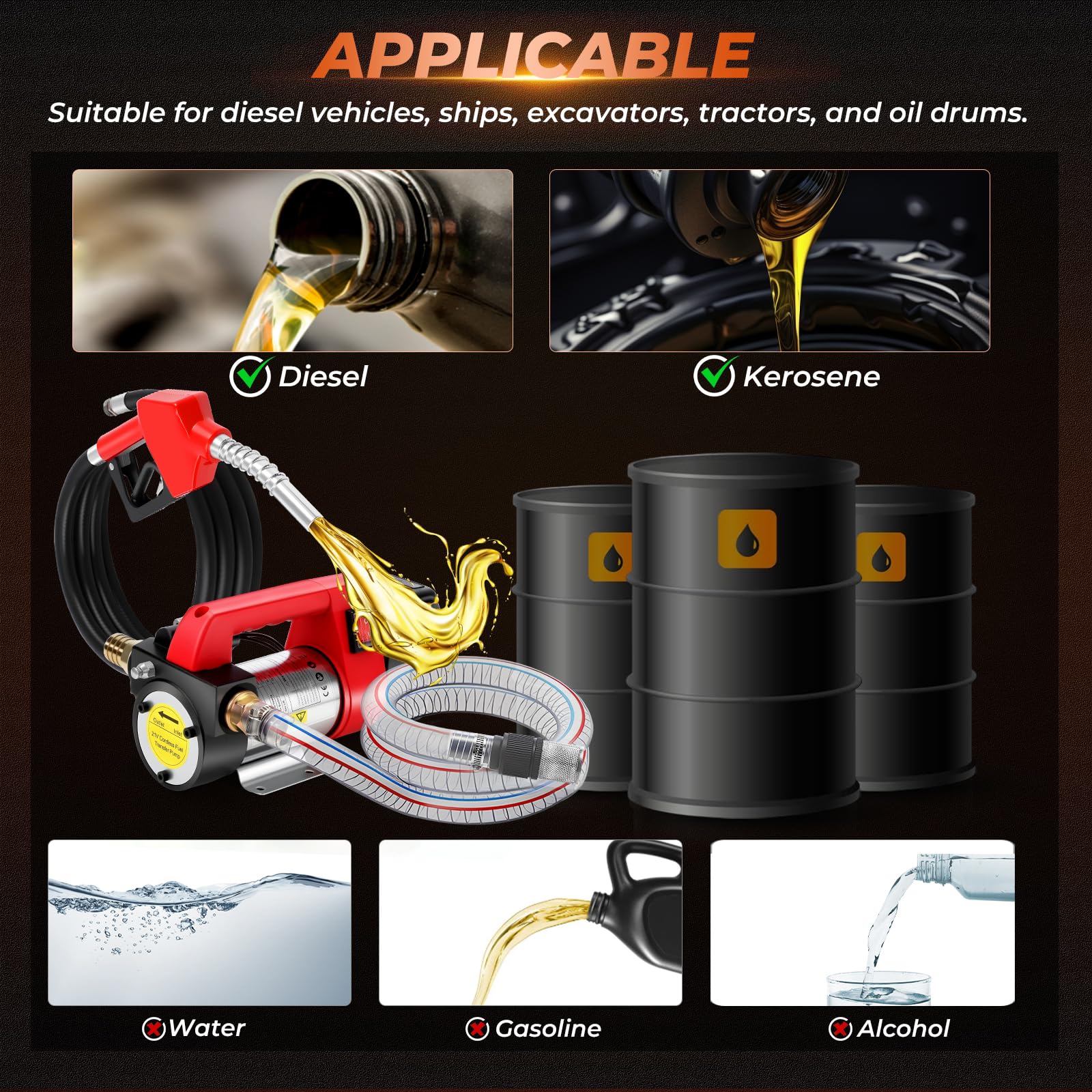 GEARLASSO diesel kerosene biodiesel use on boats or generators