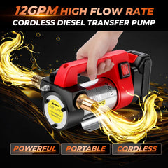 GEARLASSO cordless diesel transfer kit with compact setup