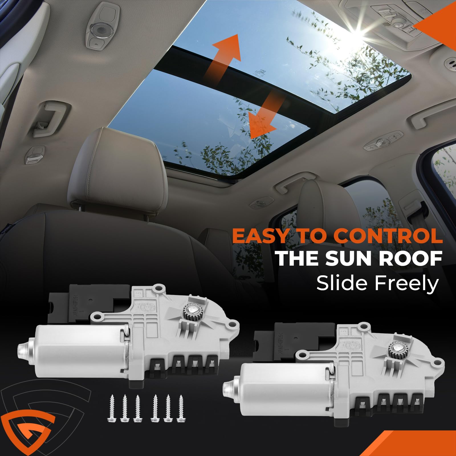 GEARLAST 2-piece sunroof motor replacement kit ready for quick swap