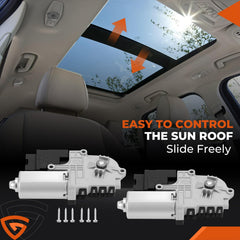 GEARLAST 2-piece sunroof motor replacement kit ready for quick swap
