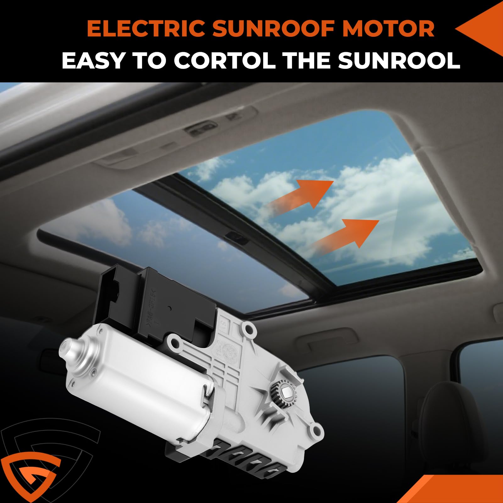 GEARLAST sunroof motor with 1-year unlimited mileage warranty for peace of mind