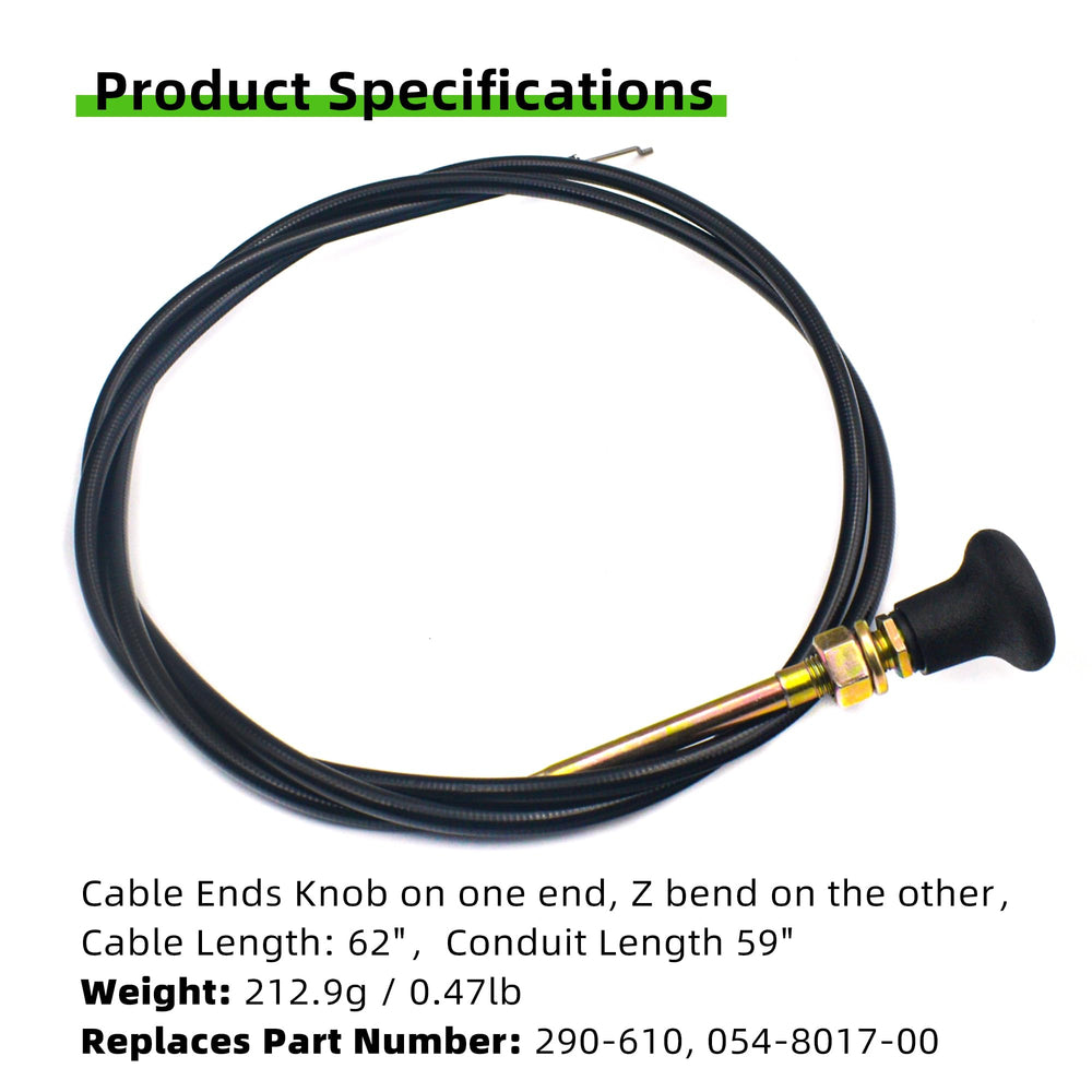 Close-up of conduit coating on GEARLINTON choke cable
