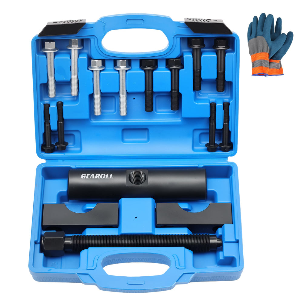 GEAROLL 10803 yoke puller in use for efficient heavy truck maintenance.