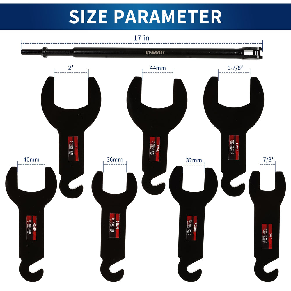 GEAROLL 36mm driving wrench delivering solid leverage for clutch removal.
