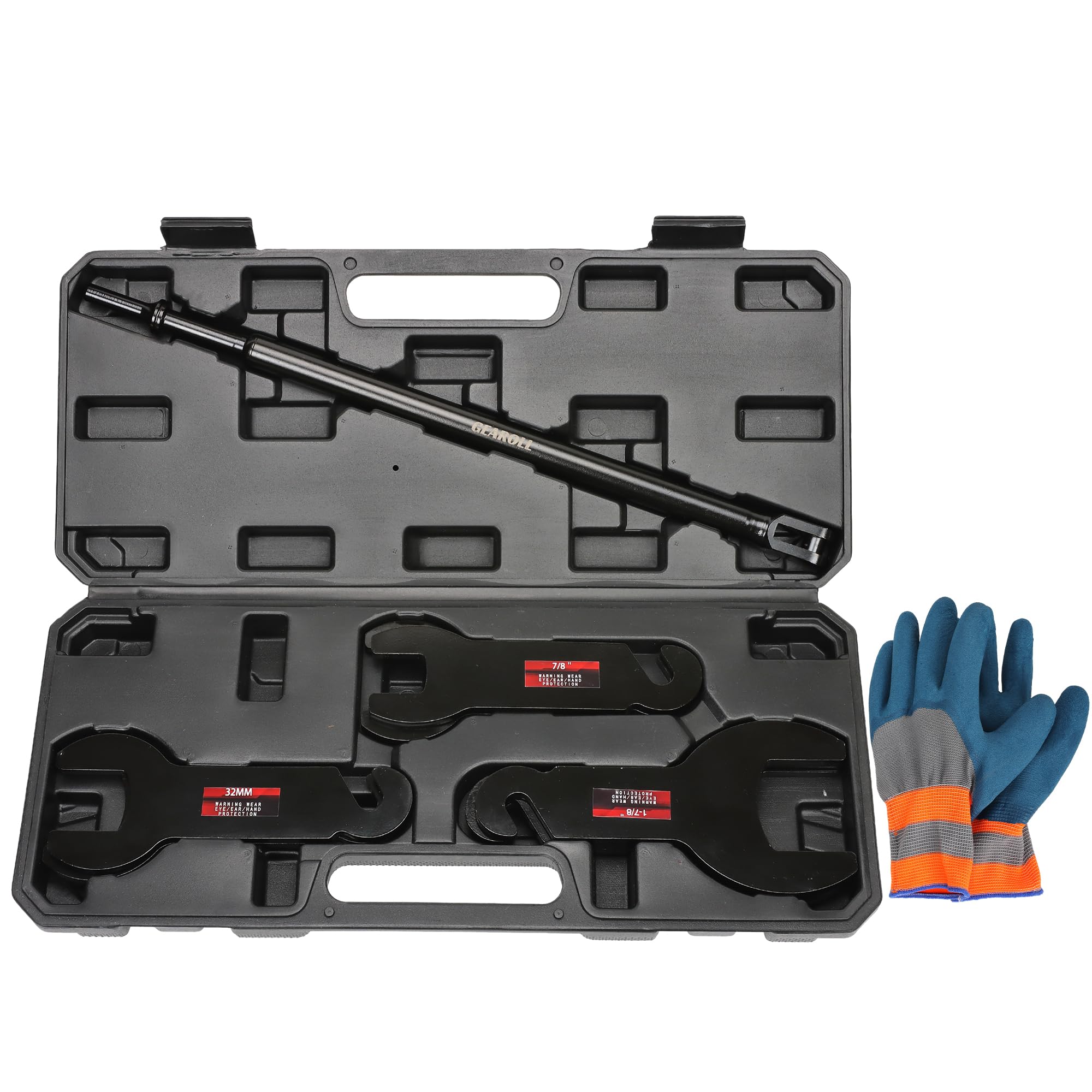 GEAROLL 43300 pneumatic fan clutch wrench kit ready for Ford, GM, Chrysler, and Jeep service.