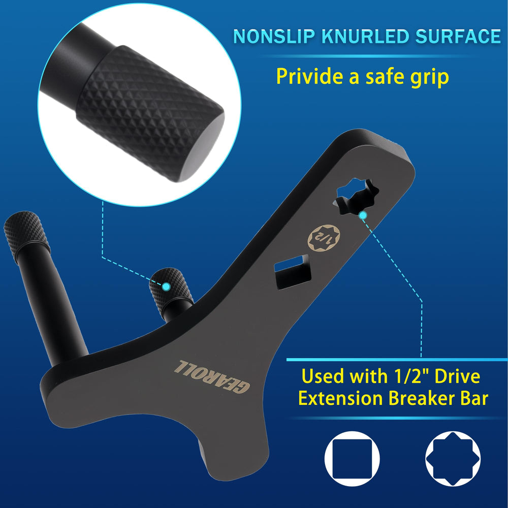 GEAROLL arm lever suspension tool with two point force for stability