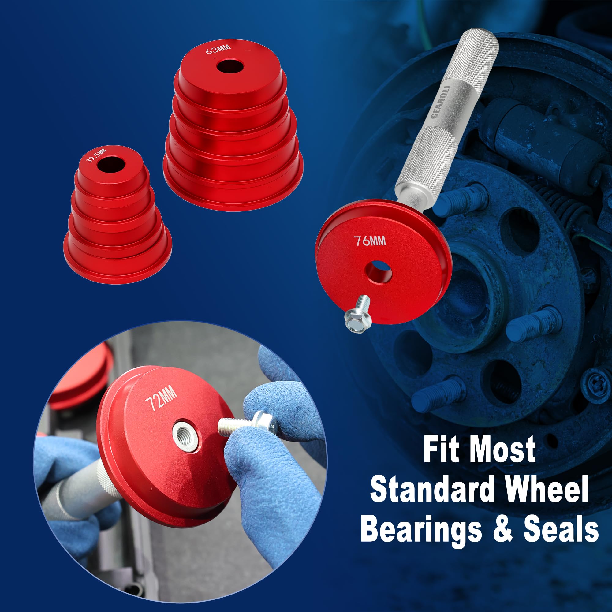 GEAROLL 44-5mm bearing adapter for reliable alignment in tight spaces