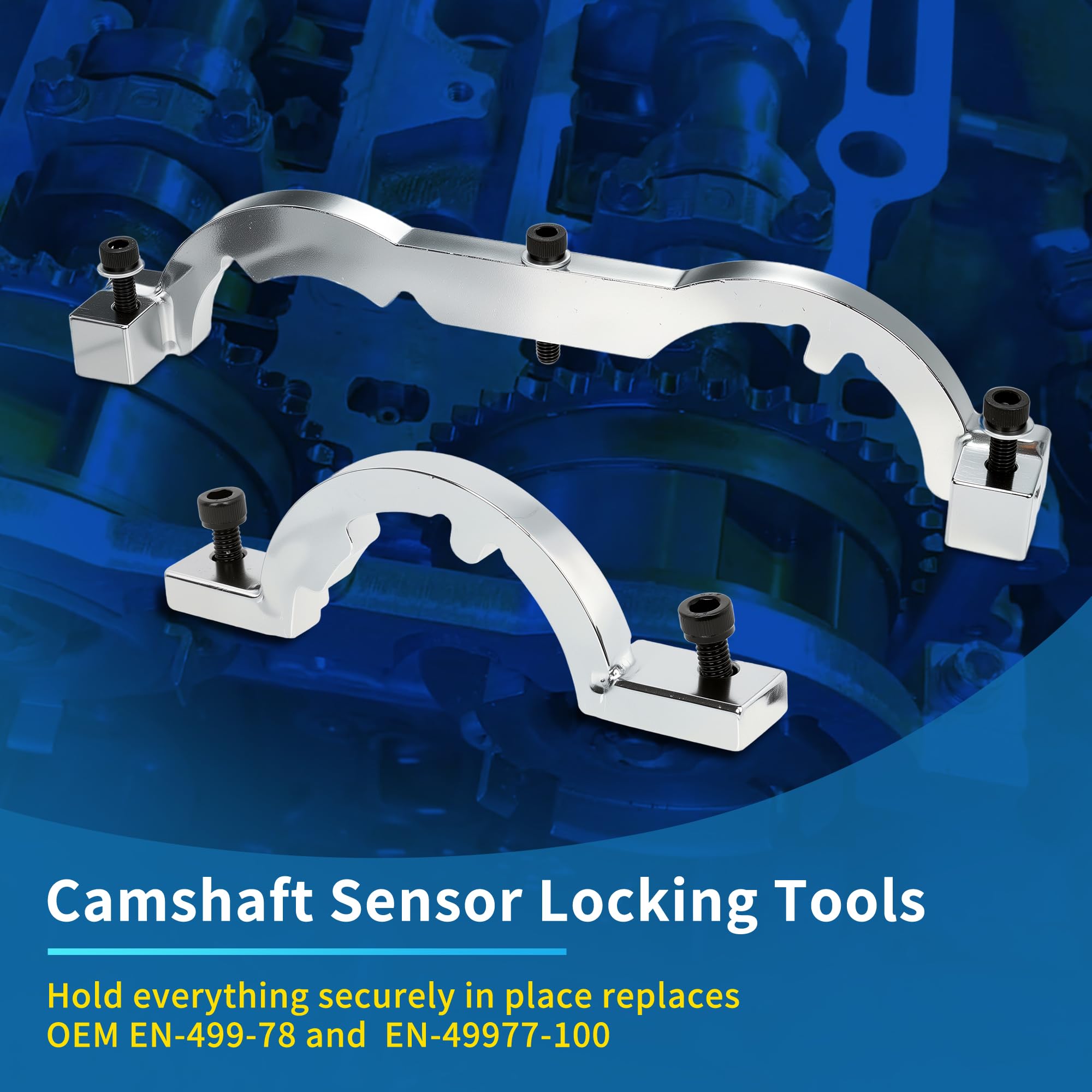 GEAROLL crankshaft locking pin stabilizes crank during chain work