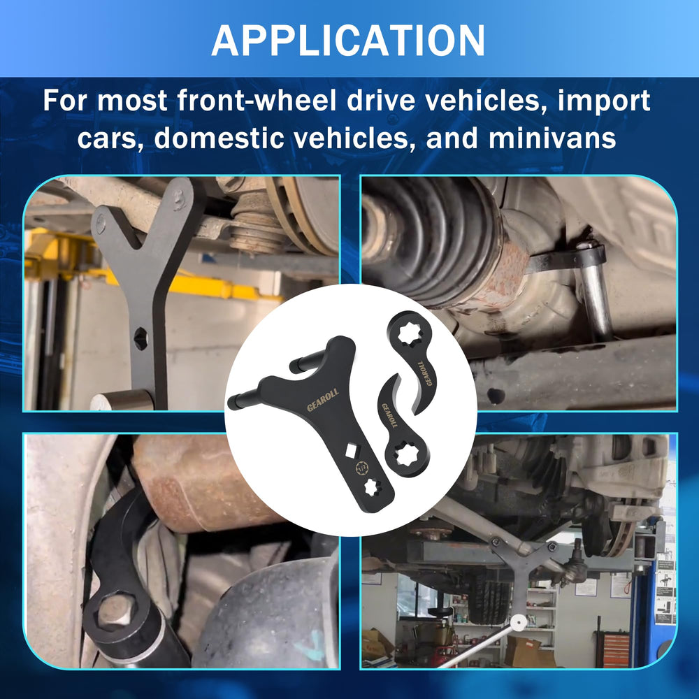 GEAROLL eight-point square drive enables flexible positioning