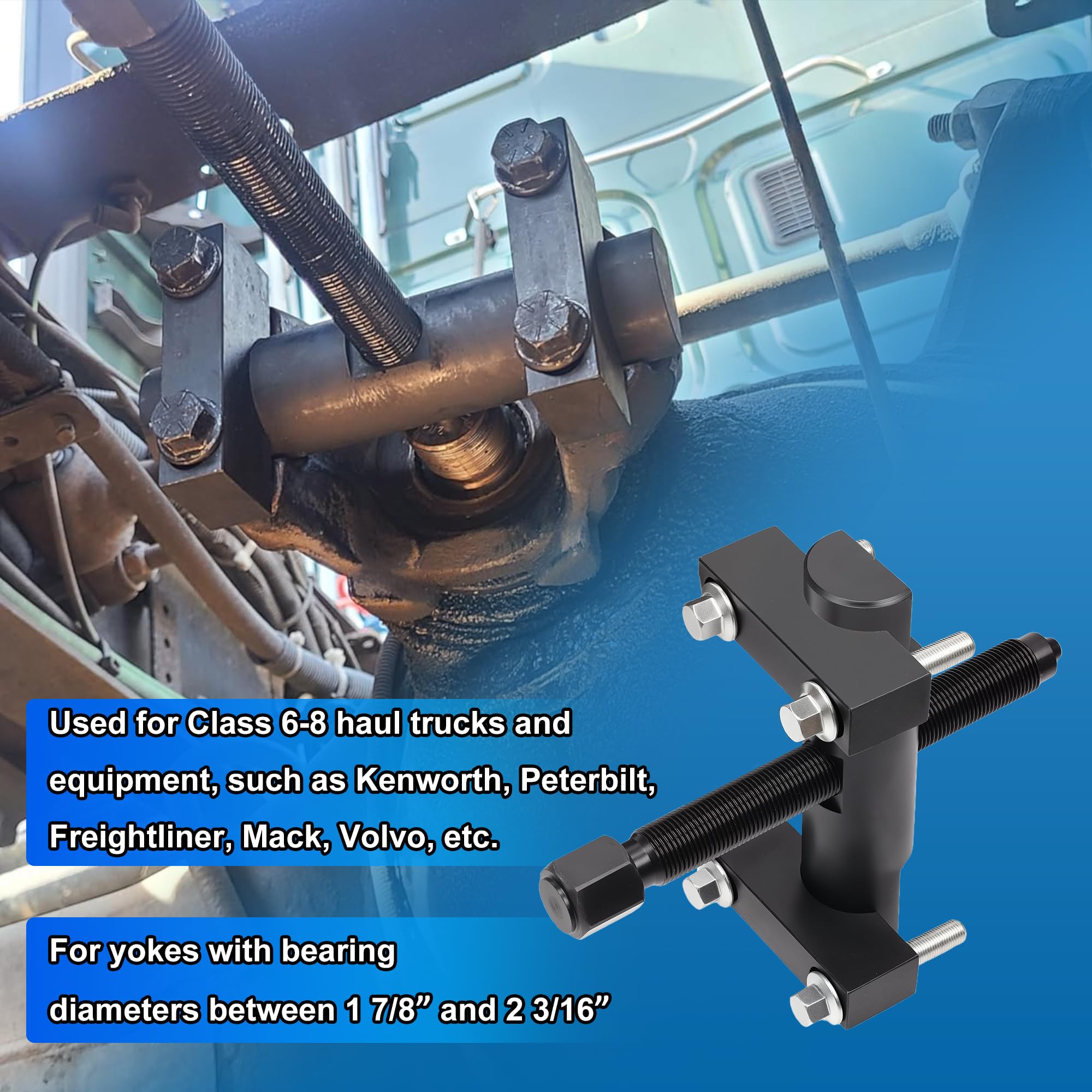 GEAROLL 60050 yoke removal kit in steel for durability.