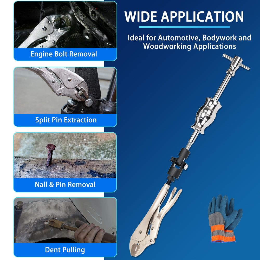 GEAROLL nickel finish locking pliers offering rust resistance.