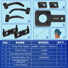 GEAROLL phaser locks secure camshafts for safe adjustments